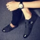 Mùa hè 2019 nam mới Giày thông thường của Hàn Quốc xu hướng giày vải Bắc Kinh cũ Giày đậu Hà Lan