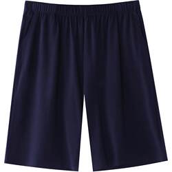 Ab Intimates Men's Summer Combed Cotton Lycra Stretch Five-Point Pajamas Loose Large Size Casual Home Shorts H385
