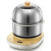 ca nấu mì kiêm nồi lẩu mini Gấu / gấu ZDQ-A14E6 nồi trứng đôi hẹn giờ hấp trứng đa chức năng bằng thép không gỉ omelette - Nồi trứng nồi lẩu mini đa năng Nồi trứng