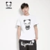 HIPANDA thiết kế triều thương hiệu của nam giới cổ điển panda xu hướng T-Shirt đây là đường phố khiêu vũ với các ngắn tay áo áo thun nam có cổ Áo phông ngắn