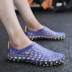 Giày hè 2018 phong cách mới dép nam công sở bình thường giày chống trượt Châu Âu và Mỹ Sandal
