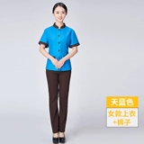 Комнатная униформа врача, летний комплект для работы, короткий рукав, рабочая одежда