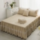Công chúa rỗng bông giường váy ren trong một mảnh màu trắng tinh khiết khăn trải giường cotton ren che bụi trượt 1.5m1.8m m - Váy Petti
