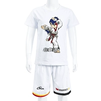 Белые минифигурки, хлопковая футболка, штаны