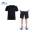 Bộ đồ thể thao Hongxing Erke quần short nam ngắn tay 2019 áo thun mới chạy bộ quần áo thể dục hai mảnh - Thể thao sau