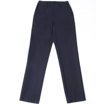 Black bank ol working pants straight-leg pants
