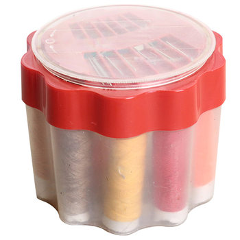 Home Portable Sewing Box Paper Ruler Thimble Set Cross Stitch Sewing Tools Mini Storage Set Sewing Bag