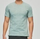 Decathlon thể thao nam tay ngắn áo thun cotton mùa hè thấm mồ hôi cotton mỏng cổ chữ V cổ tròn thoáng khí thể dục Slim GYPML - Áo phông thể thao