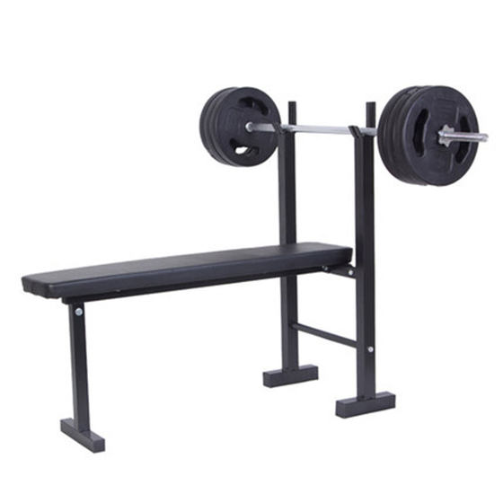 Home fitness equipment simple flat push weight bench