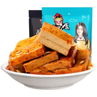 Haoba Food Fish Tofu Spicy Dried Tofu Snacks Snacks Leisure Spicy Strips Small Pack Bulk Wholesale Wholesale Wholesale