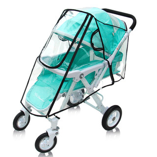 Cochecito de bebé universal resistente a la lluvia y al parabrisas engrosado