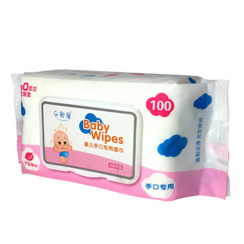 Lezhiwu baby wipes 80 ຕ່ອນ ມີຝາປິດສຳລັບເດັກ 100 ຕ່ອນ ຜ້າເຊັດປຽກຊຸ່ມ ບໍ່ມີກິ່ນ, ພິເສດສຳລັບມື, ປາກ ແລະ ກົ້ນ, ມີ 5 ຊອງ