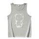 2018 vest mới thể thao nam lỏng lẻo thương hiệu cotton rào cản vest vai mùa hè tập thể dục áo hai dây - Áo vest cotton áo thun nam body