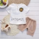 Quần áo trẻ em mùa hè 0-1-2-3-4 tuổi Quần áo trẻ em mới 3-12 tháng tuổi Bộ đồ ngắn tay mùa hè quần dài cho bé gái