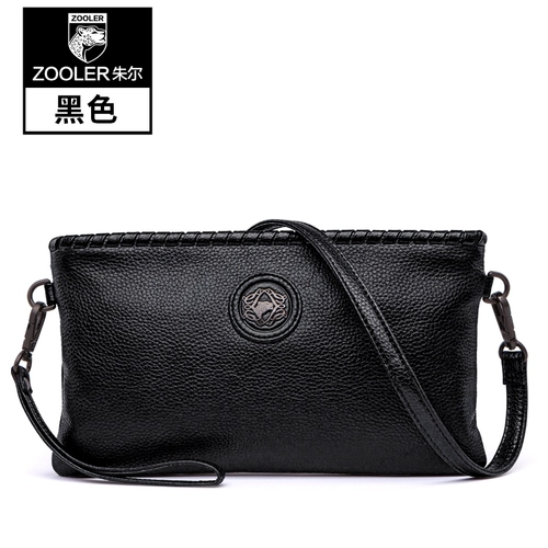 Маленькая сумка клатч, сумка через плечо, кожаная сумка с петлей на руку, 2018, в корейском стиле, воловья кожа