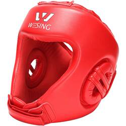 Jiurishan Boxing Helmet Children's Head Protector for Sanda Fighting Competitions, Practical Training, Professional Protective Gear for Men and Women Adults