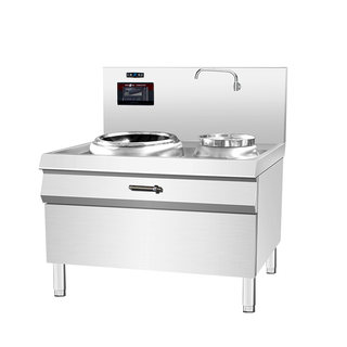 High-power single-temperature commercial induction cooker for school canteens