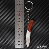 Красная деревянная ручка [со шлифовальным лезвием+маслом ножа]