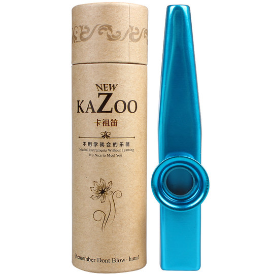 The metal kazoo is easy to learn and play