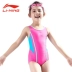 Li Ning trẻ em đồ bơi cô gái cô gái quần áo liền quần chống nắng suối nước nóng trẻ lớn đào tạo chuyên nghiệp đồ bơi áo bơi trẻ em Bộ đồ bơi của Kid