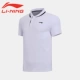 Li Ning t 桖 áo sơ mi nam dạng sóng thông thường POLO mùa xuân 2019 mùa xuân mới thấm mồ hôi tay áo ngắn thể thao nam