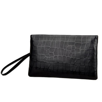 Authentic casual cowhide large capacity korean style hand bag for men