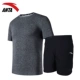 Anta sport suit nam 2018 hè mới thoáng khí thoải mái thể thao giản dị áo thun ngắn tay nam quần short nam