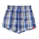 BẾN / CƠ THỂ / 奔 2018 hè mới quần cotton kẻ sọc kẻ sọc quần short nhà giản dị 	quần đi biển nữ	