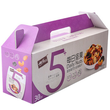 Shangzhen Premium Daily Nuts Cranberry Mixed Nuts and Dried Fruits 5+ Gift Box 600g 30 Small Packs Dry and Wet Separated