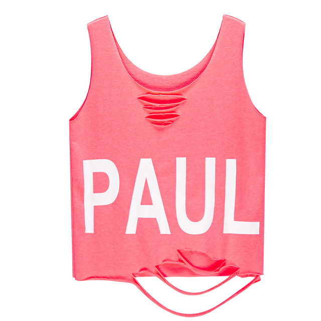 Summer YHAY trendy ins sleeveless t-shirt vest