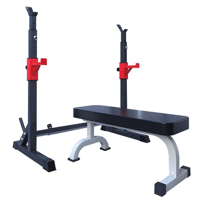 Squat rack barbell adjustable flat bench frame press cf comprehensive trainer gym equipment thickened pipe fittings