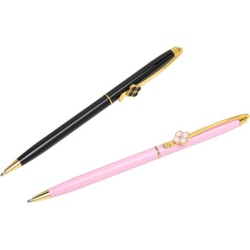 New four-leaf clover metal ballpoint pen for women compact