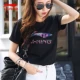 Li Ning những người yêu thích áo thun ngắn tay 2019 hè mới thoáng khí nam nữ áo thun đơn giản giản dị - Áo phông thể thao