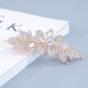 Đầu kẹp lớn lò xo kẹp rhinestone thắt nơ phù hợp tất cả phù hợp Hàn Quốc kẹp tóc kẹp tóc mái ngố kẹp trang sức hoa cài đầu - Vòng đeo tay Clasp