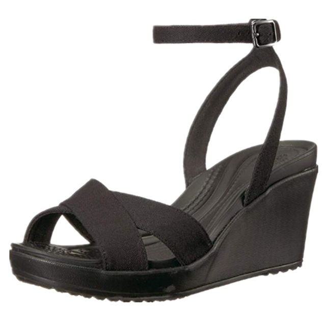 Crocs Women's Cross Strap Wedge Shoes