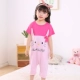 Bộ đồ ngủ trẻ em Xiêm mùa hè Cô gái mỏng tay ngắn Cotton Chống máu Chống mát Bảo vệ bụng Điều hòa nhiệt độ Bộ phim hoạt hình dễ thương bộ body suit cho bé nhật bản