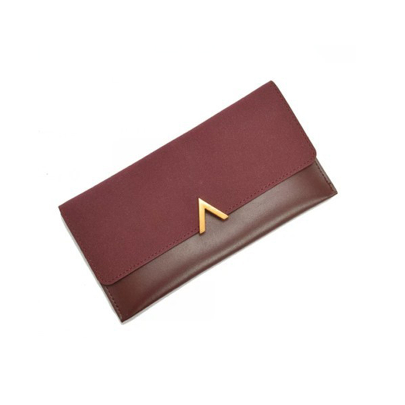 phụ nữ Wallet của model 2019 mới của Hàn Quốc phiên bản của đơn giản mờ retro triều đa chức năng thủy triều khóa mỏng tiền ví