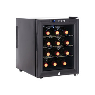 Electronic thermostatic wine cabinet air-cooled 12-piece frost-free touch screen