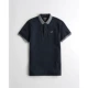 Hollister sọc nhăn cổ áo Áo sơ mi nam 207548 áo polo đẹp