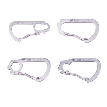 Multifunctional outdoor equipment titanium quick release titanium alloy buckle