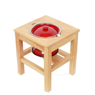 Spittoon toilet with wooden frame for elderly, children and pregnant women