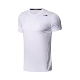 Li Ning áo thun ngắn tay nam hàng loạt đào tạo mới cổ áo thể thao dệt kim ATSN209 - Áo phông thể thao