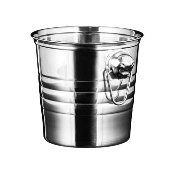 ສະແຕນເລດ thickened ktv bar ແບບເອີຣົບ champagne bucket ກ້ອນ cube bucket ໃຫຍ່ tiger ຫົວເບຍ bucket ເຫຼົ້າແວງສີແດງ bucket ກ້ອນ