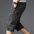 Mùa hè trung niên quần short nam cha thường xuyên cắt quần trung niên cotton lỏng quần lớn quần nam - Quần tây thường quần ngố nam Quần tây thường
