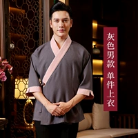 Серая мужская рубашка