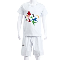 Хлопковые разноцветные минифигурки, футболка, шорты