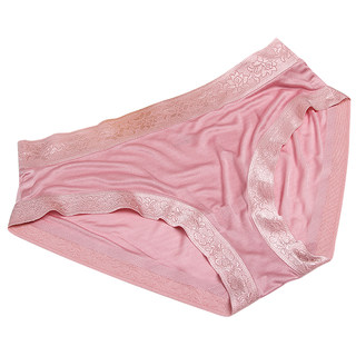 Fashionable mulberry silk women's underwear with flat feet and no trace technology