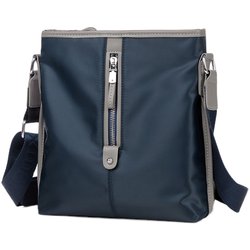 Oxford cloth men's bag shoulder bag casual crossbody bag fashionable men's bag canvas cross bag trendy men's vertical small backpack