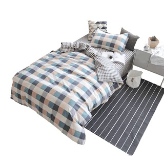 Authentic 100% cotton three-piece student dormitory bedroom set