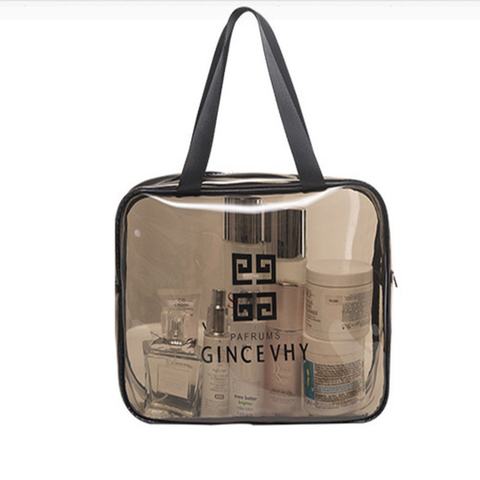 网红化妆包ins风超火旅行便携大容量收纳袋防水透明化妆品洗漱包